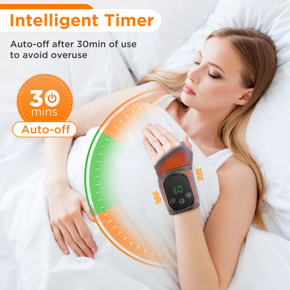 Electric Foot & Hand Massager with Heat & Vibration