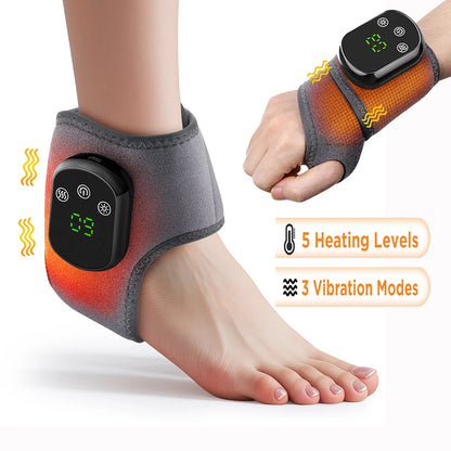 Electric Foot & Hand Massager with Heat & Vibration