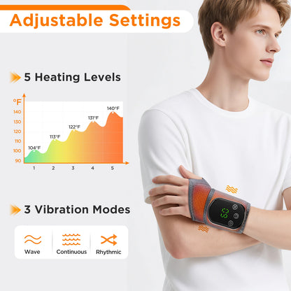 Electric Foot & Hand Massager with Heat & Vibration