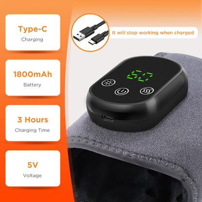 Electric Foot & Hand Massager with Heat & Vibration